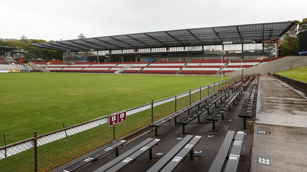 The new Bob Fulton Stand. Picture: Richard Dobson