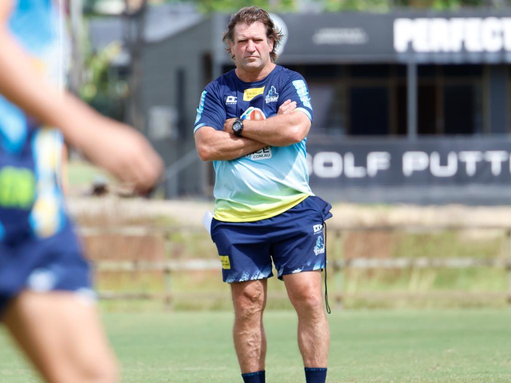 Titans played have spoken to management about Des Hasler’s training style. Picture: Supplied