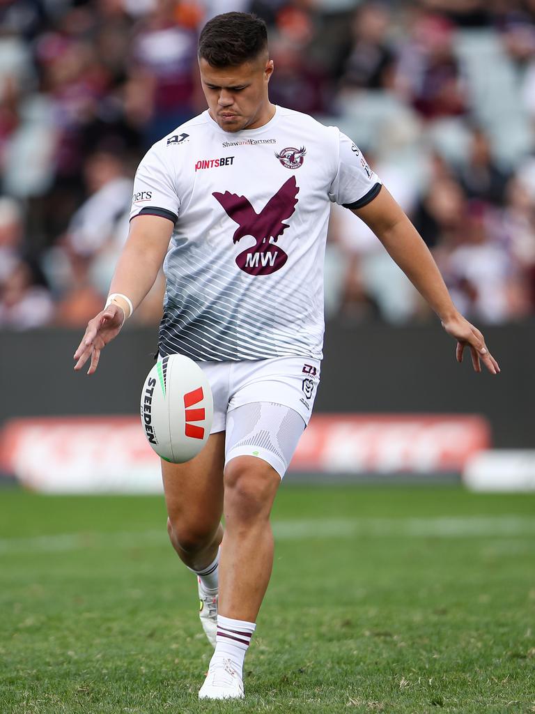 Manly has thrown down the challenge to Josh Schuster. Picture: NRL Photos